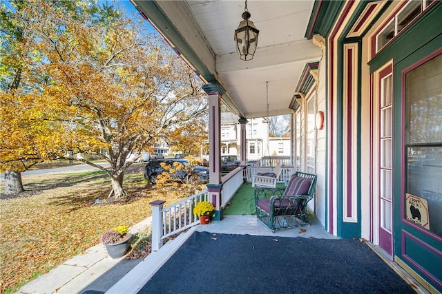 view of patio / terrace featuring a porch