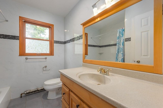 4 Newport Dr, Nanuet, NY 10954 - bathroom with vanity, toilet, and tile patterned floors