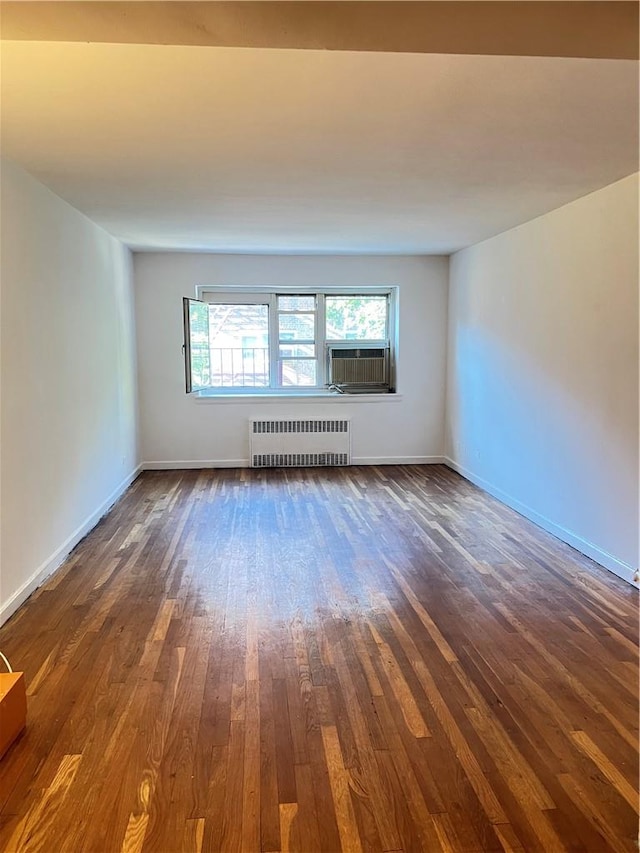 empty room with wood walls