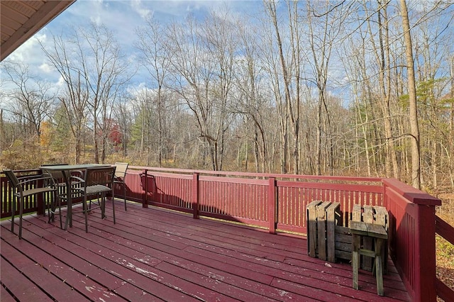 view of deck