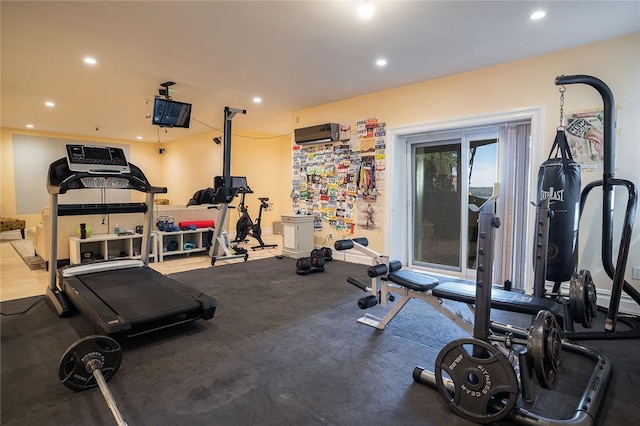 view of exercise room