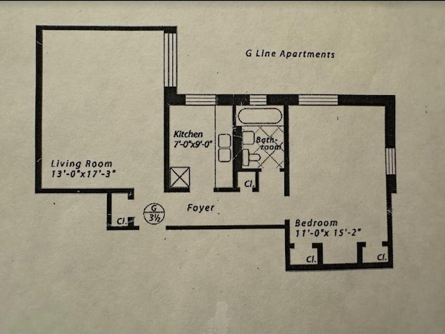 31 Nagle Ave Unit 2G, New York Manhattan, NY 10040 - view of property floor plan