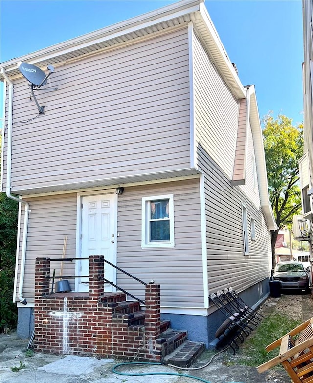 view of rear view of property