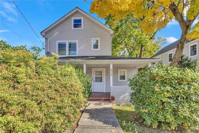 view of front of property