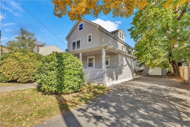 view of front of home