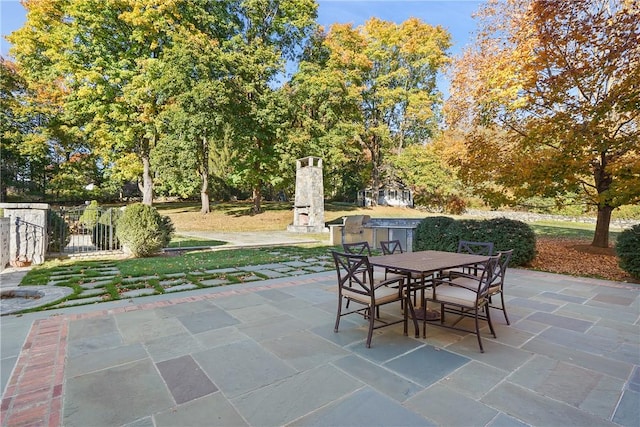 view of patio