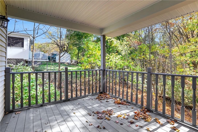 2 Requa St, Briarcliff Manor, NY 10510 - view of wooden deck