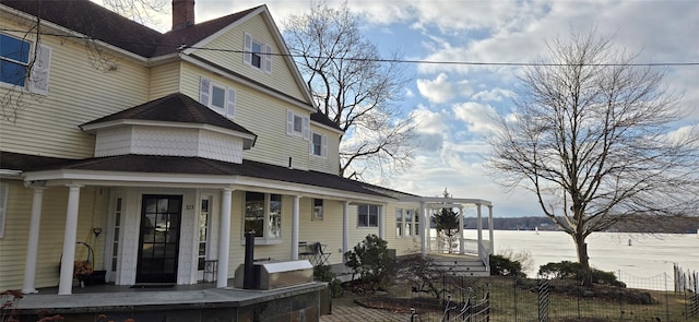 view of rear view of house