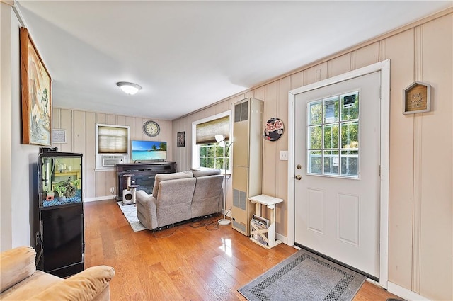 interior space featuring light hardwood / wood-style flooring