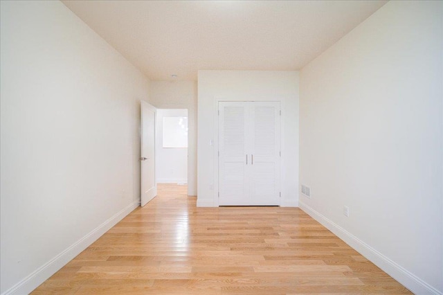 interior space featuring light hardwood / wood-style flooring