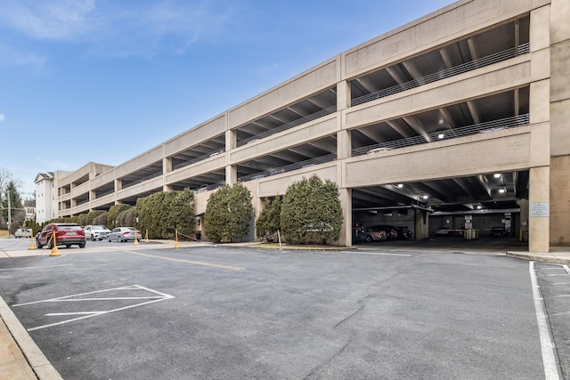 view of car parking