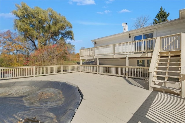 view of patio / terrace with a deck