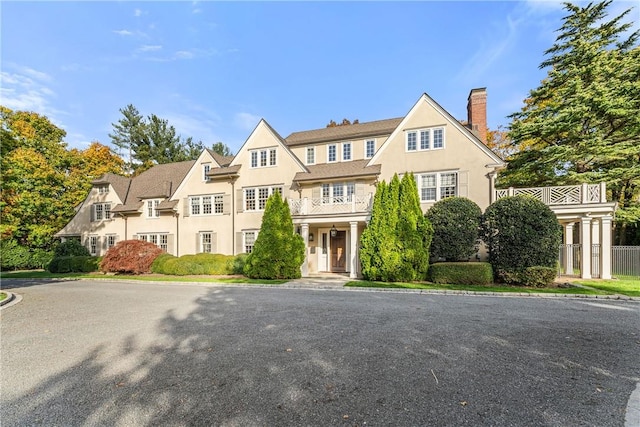 view of english style home