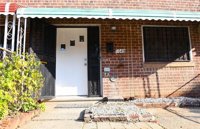 view of entrance to property