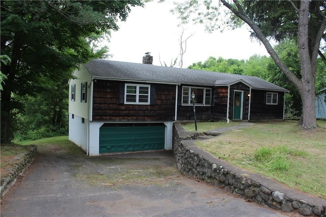 ranch-style house with a garage