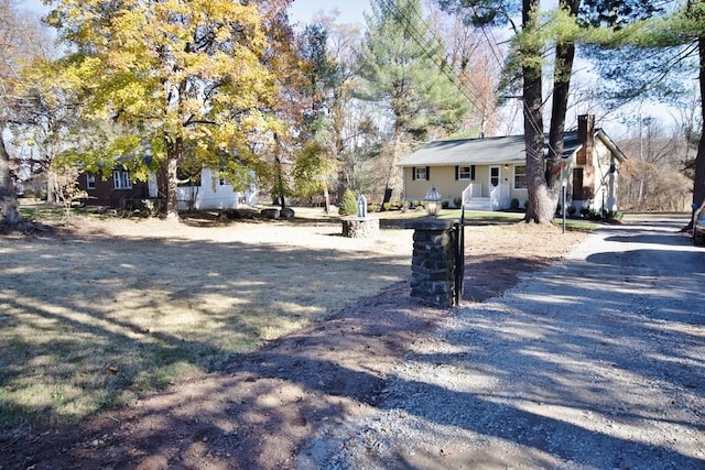 view of front of home