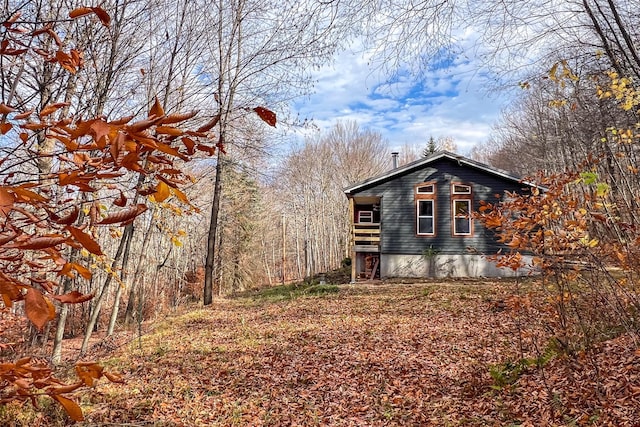 view of property exterior