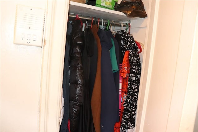 view of closet