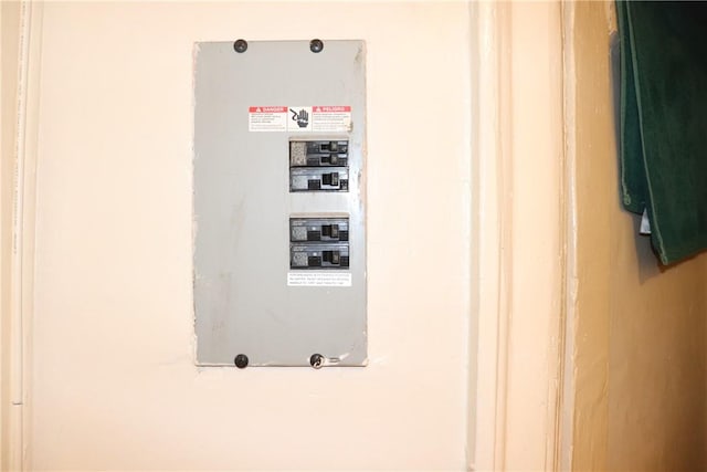 utility room featuring electric panel