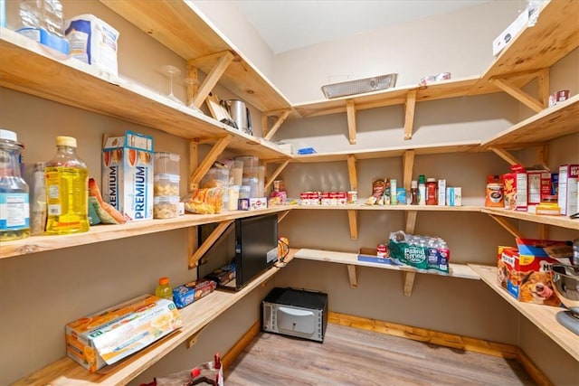 view of pantry