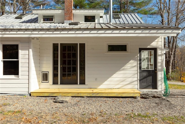 view of rear view of property