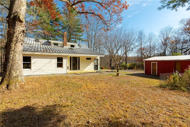 view of rear view of property