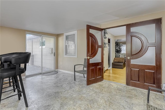 interior space featuring light hardwood / wood-style flooring