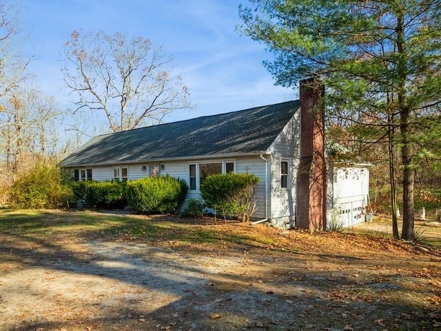 view of side of home