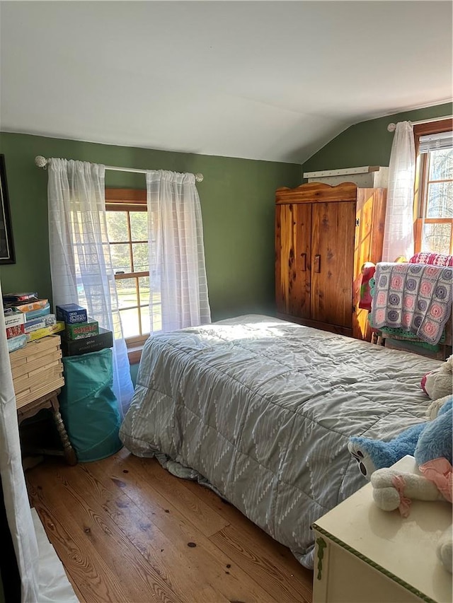 bedroom featuring hardwood / wood-style flooring