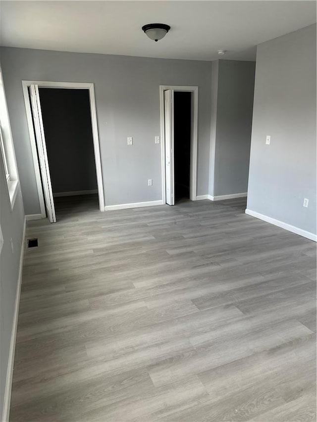 interior space featuring light hardwood / wood-style floors