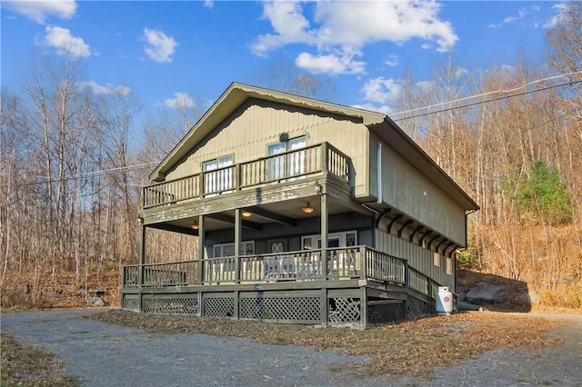 view of rear view of house