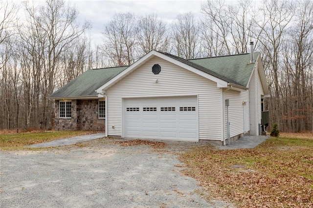 ranch-style house with a garage