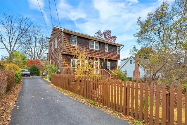 view of front of home