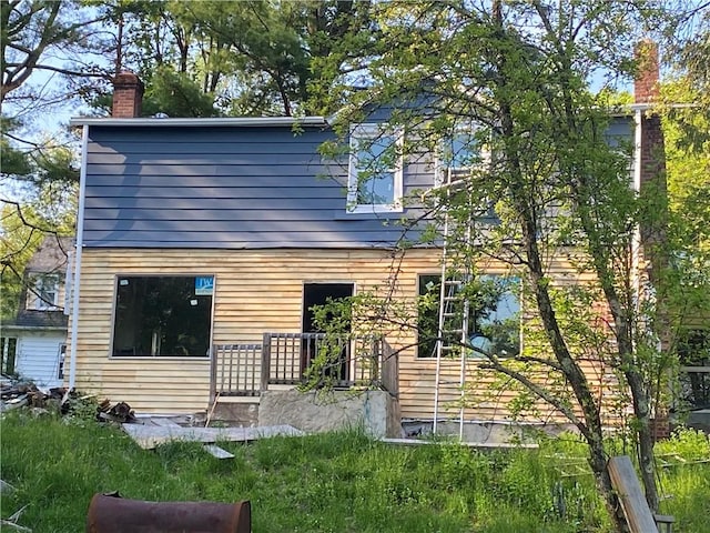 view of rear view of house