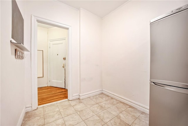 interior space featuring light wood-type flooring