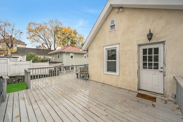 view of deck