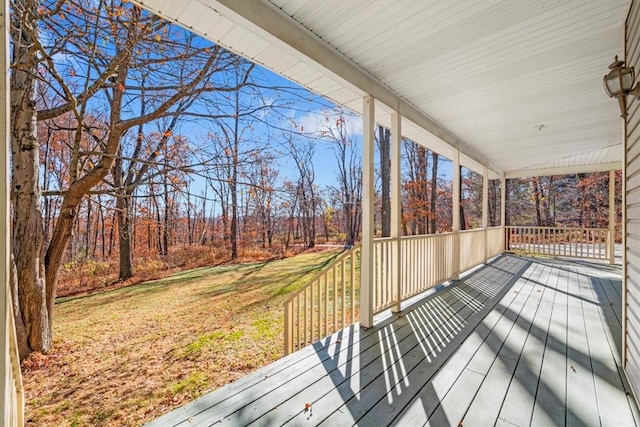 view of deck