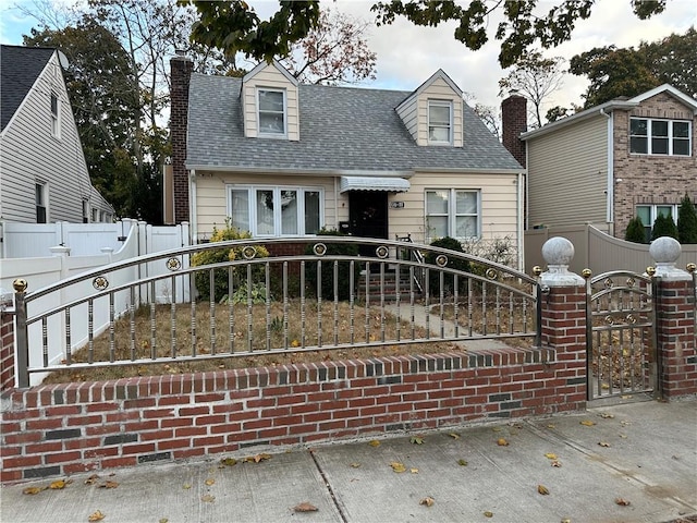 view of cape cod house