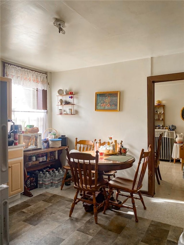 view of dining space