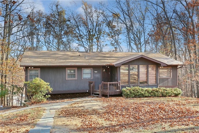 view of front of home