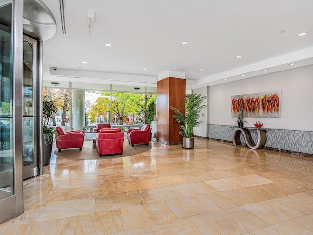 view of community lobby