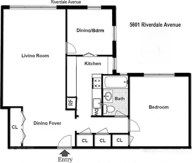 5601 Riverdale Ave Unit 1C, Bronx, NY 10471 - home floor plan