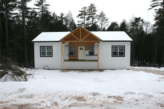 exterior space featuring covered porch