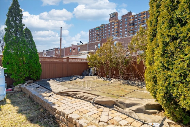 view of patio / terrace with fence