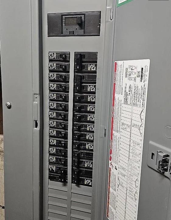 utility room with electric panel