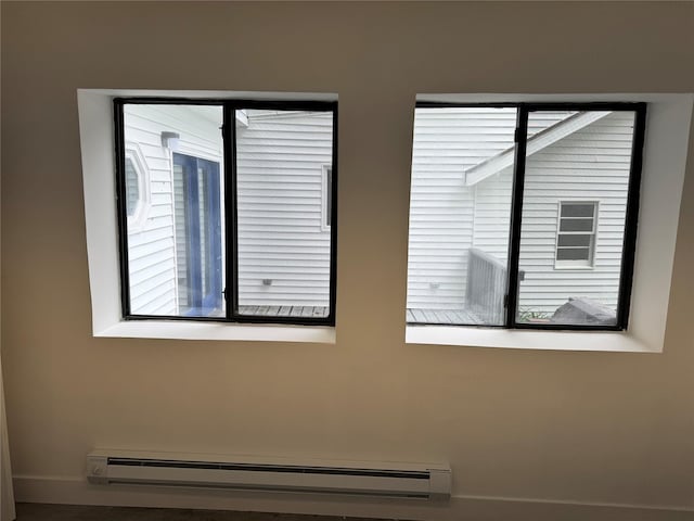3 Brookside Trl, Monroe, NY 10950 - detailed view of a baseboard radiator