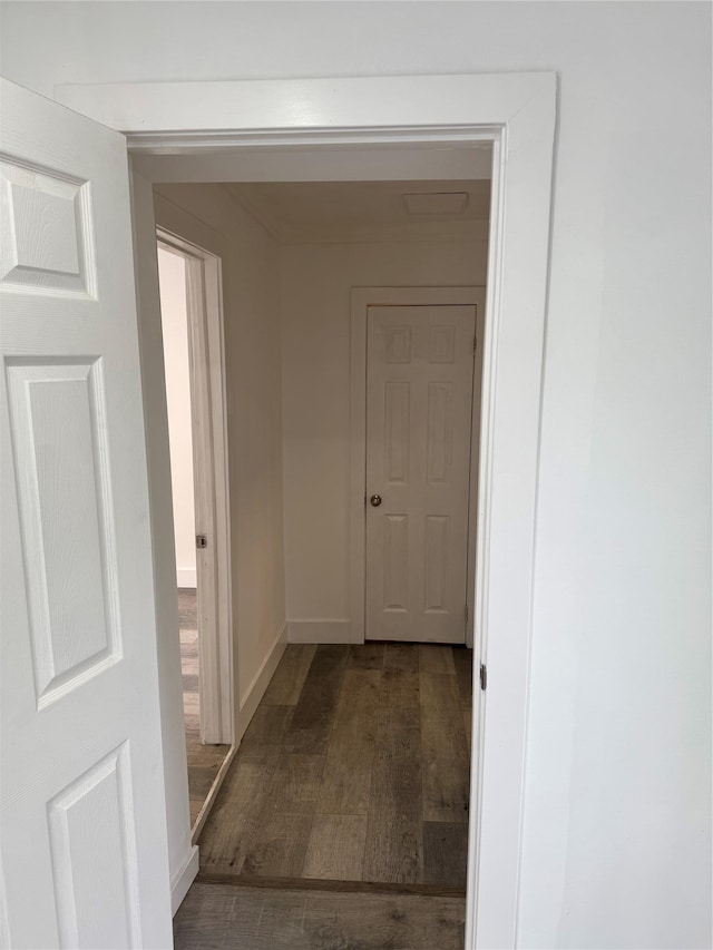 3 Brookside Trl, Monroe, NY 10950 - hallway featuring wood finished floors and baseboards