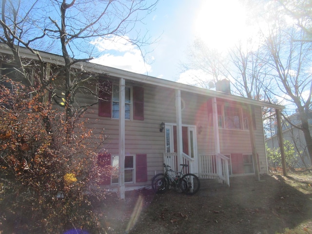 view of rear view of house