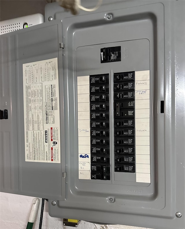 utilities with electric panel