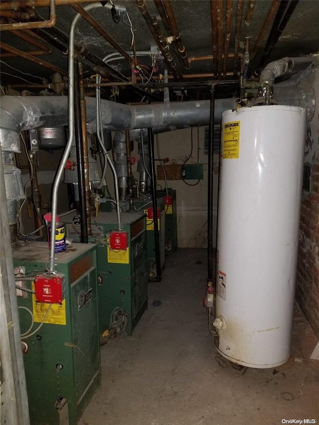 utilities featuring water heater